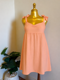 Short Orange Beach Dress