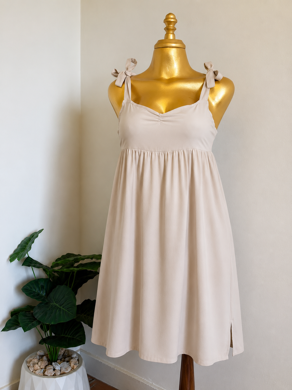 Short begi Beach Dress