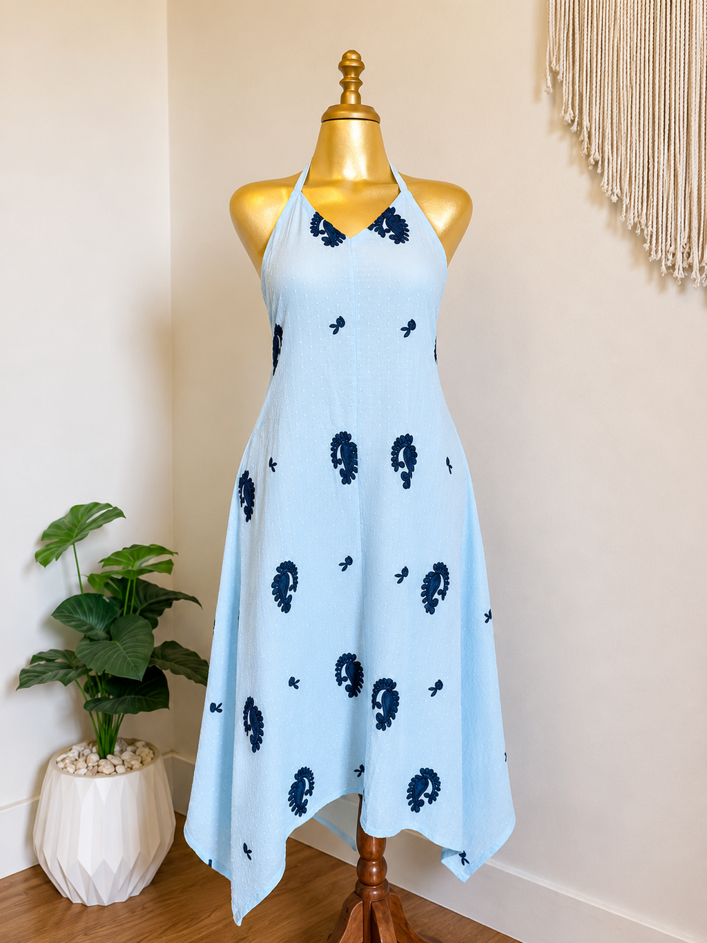Blue Ocean Beach Dress