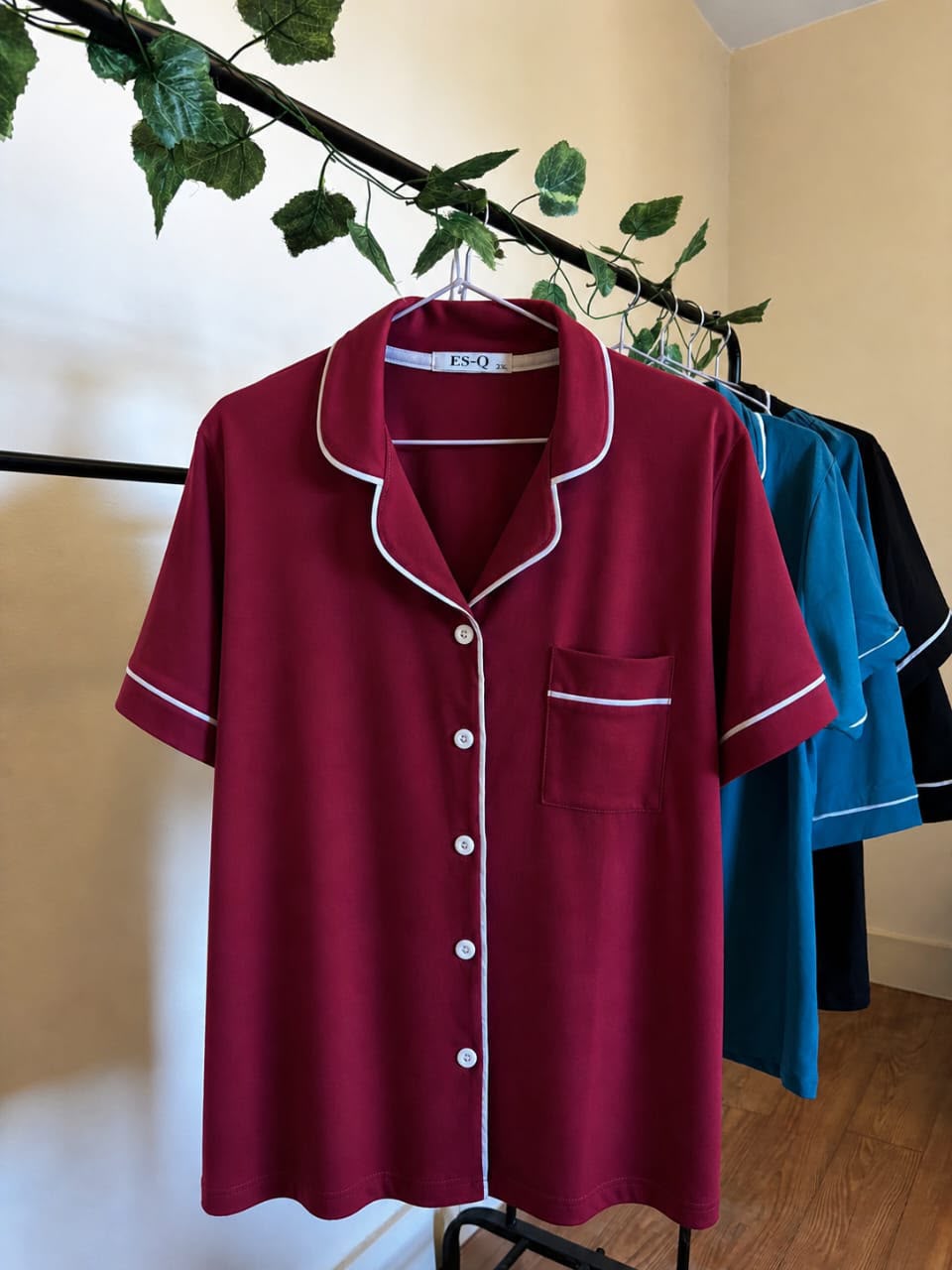 Everyday Comfrot Burgundy Short PJ