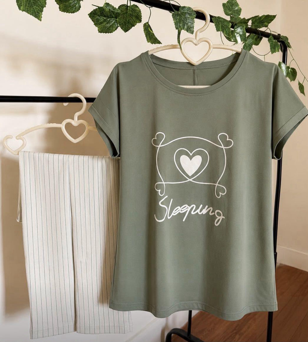 Sleeping Hearts Pajama Set