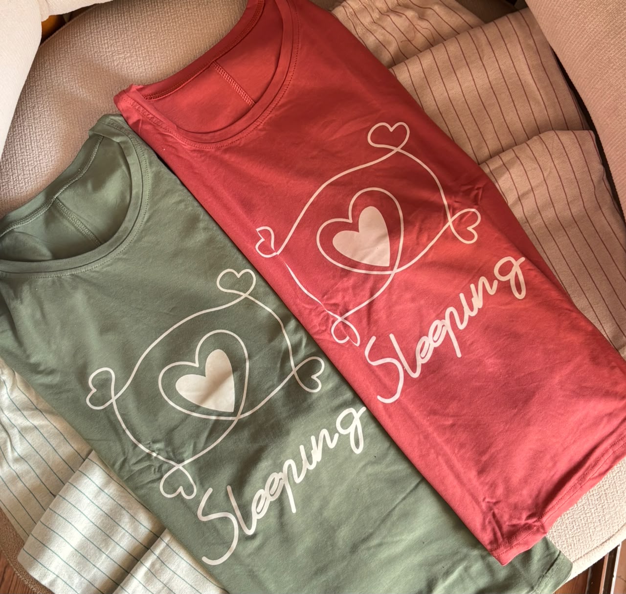 Sleeping Hearts Pajama Set