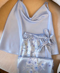 Powder Blue Satin Set
