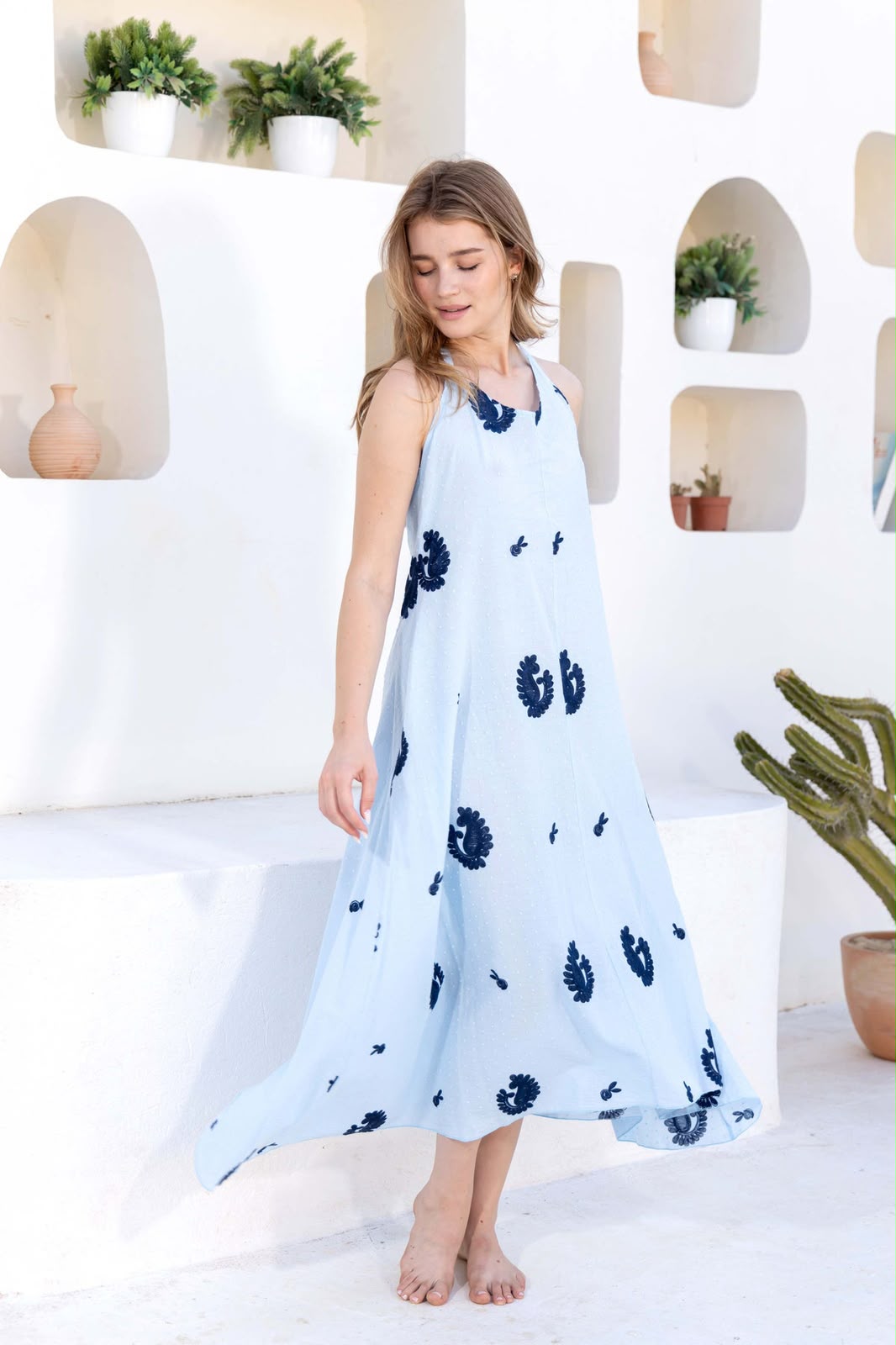 Blue Ocean Beach Dress