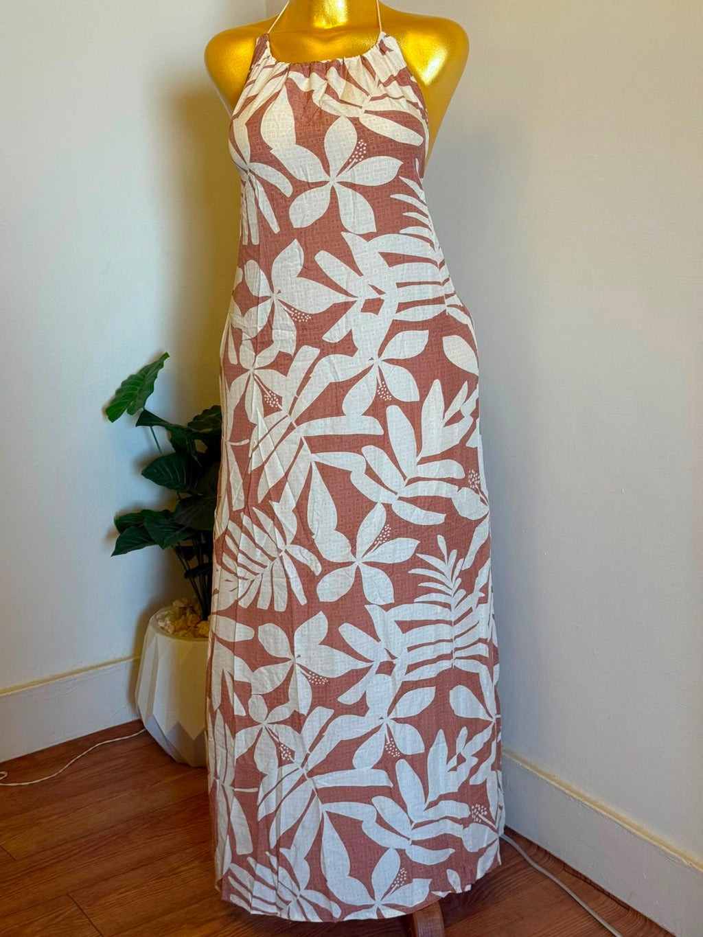Tropical Print Halter HAVAN  Dress