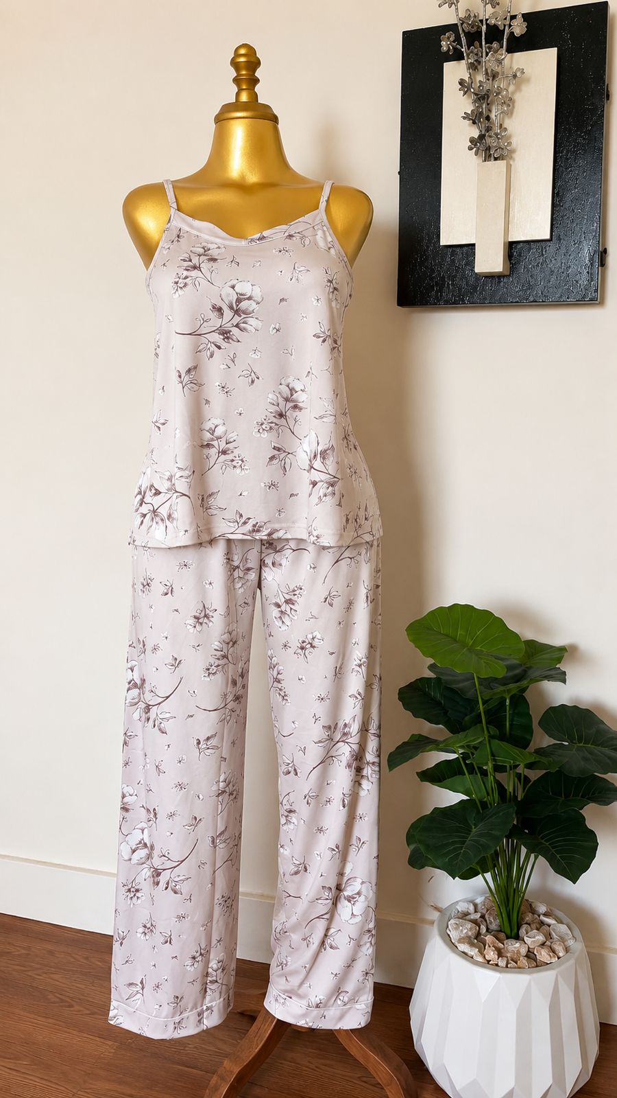 Orchid Dream Cafe Pajama Set