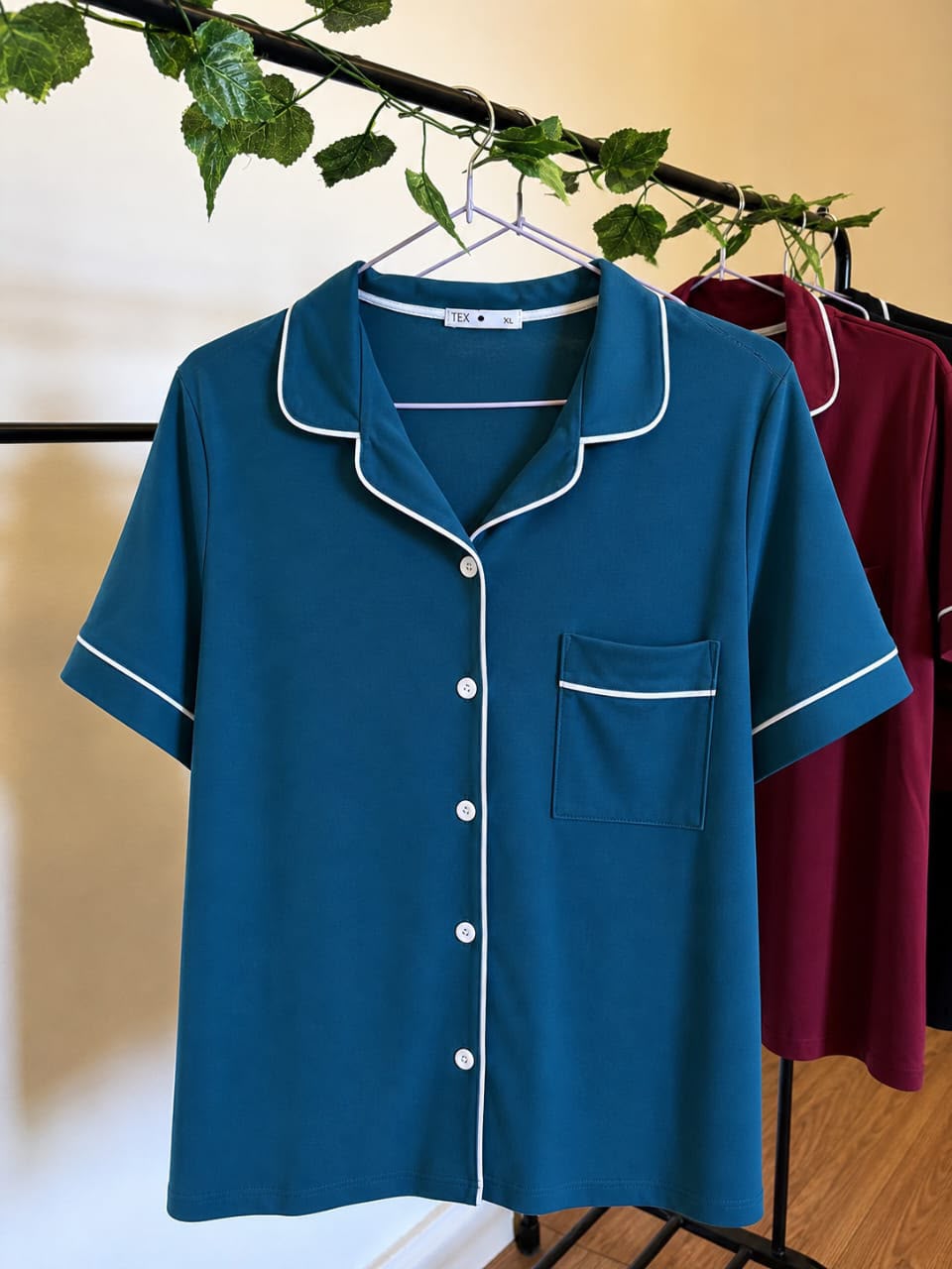 Everyday Comfy Turquoise Short Pajamas