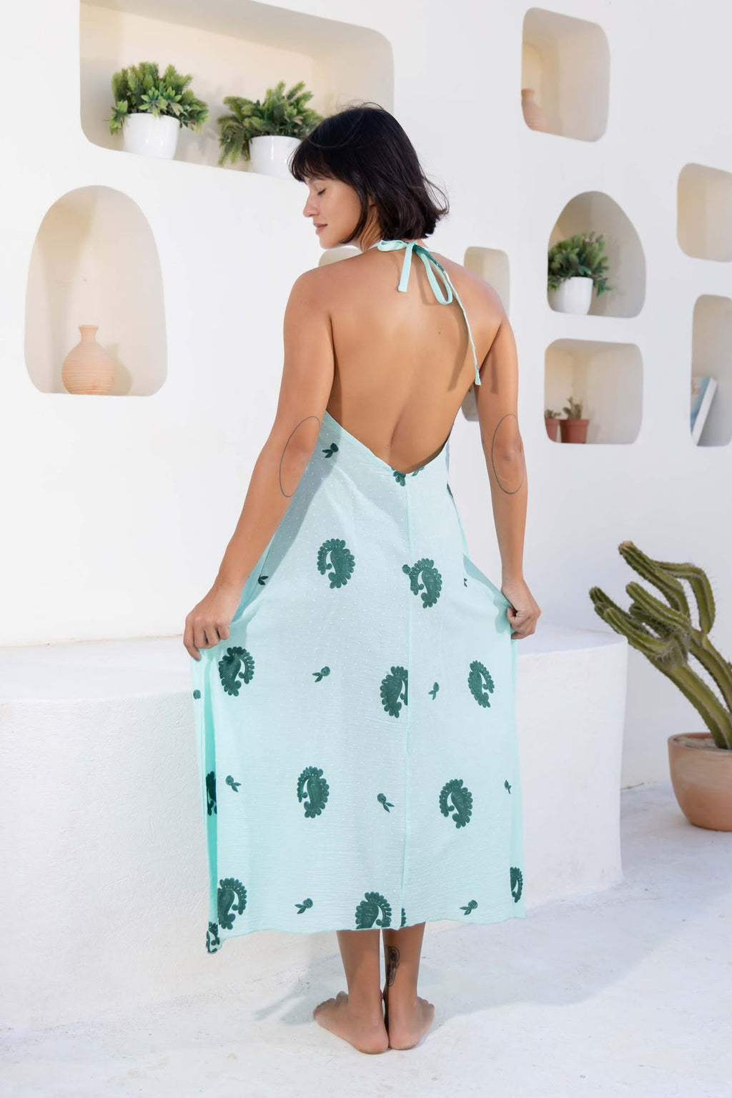 Minty green Beach Dress