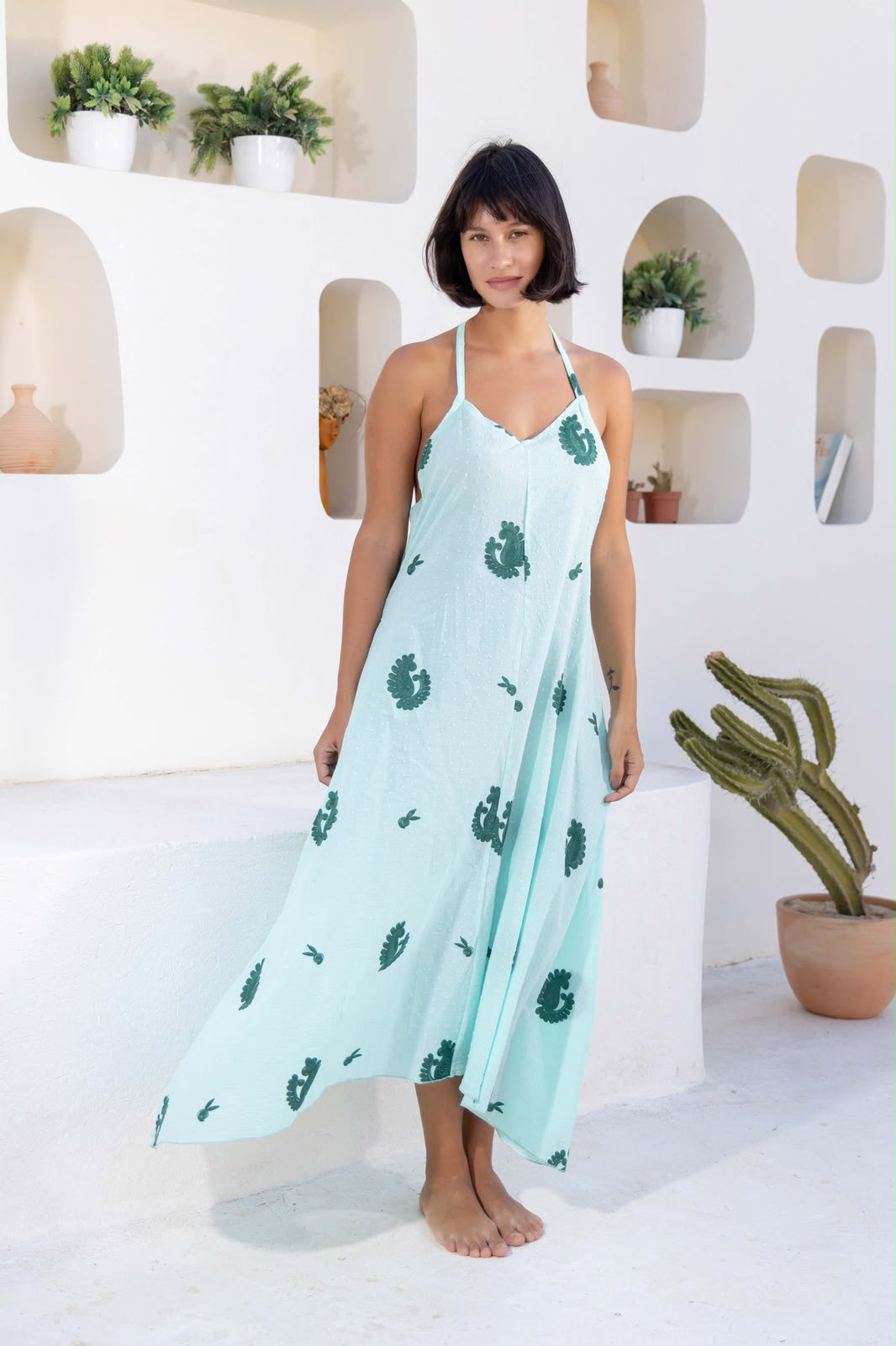 Minty green Beach Dress