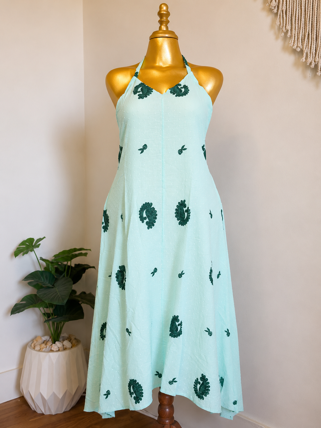 Minty green Beach Dress
