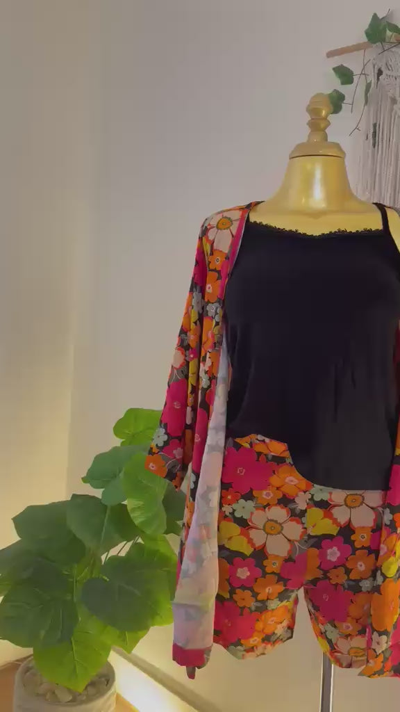 Floral Dreams Short 3-Piece Pajama Set