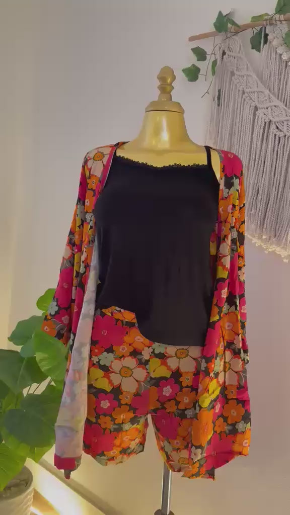 Floral Dreams Short 3-Piece Pajama Set